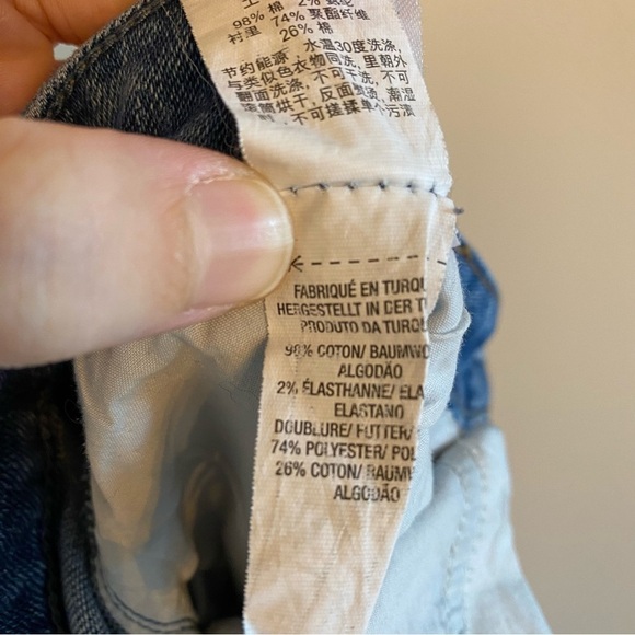 Topman‎ Stretch Skinny Destroyed Ripped Distressed Denim Blue Jeans Size 32R - Picture 7 of 7